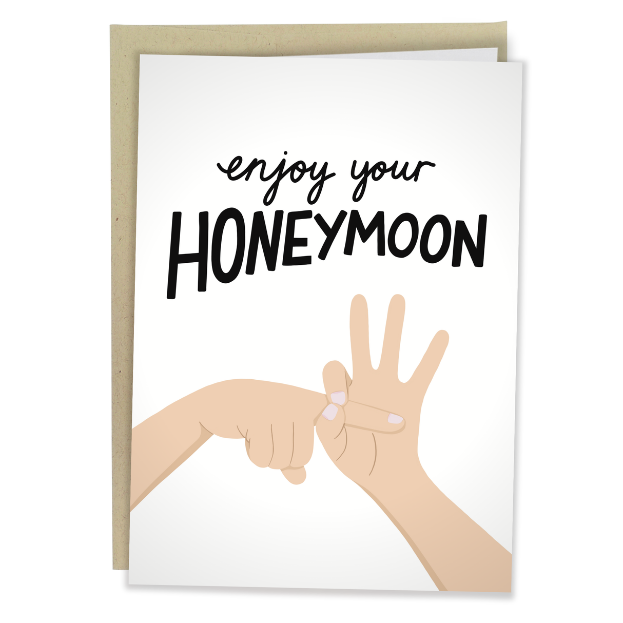 Enjoy Your Honeymoon Greeting Card