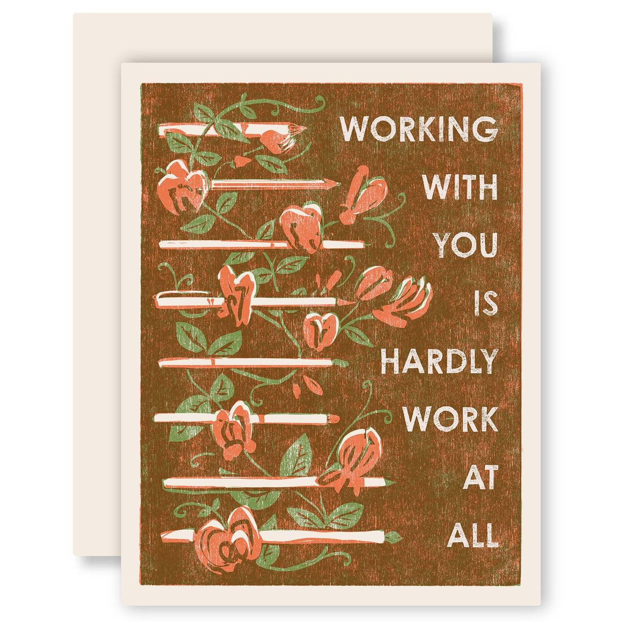 Working With You Gratitude Card