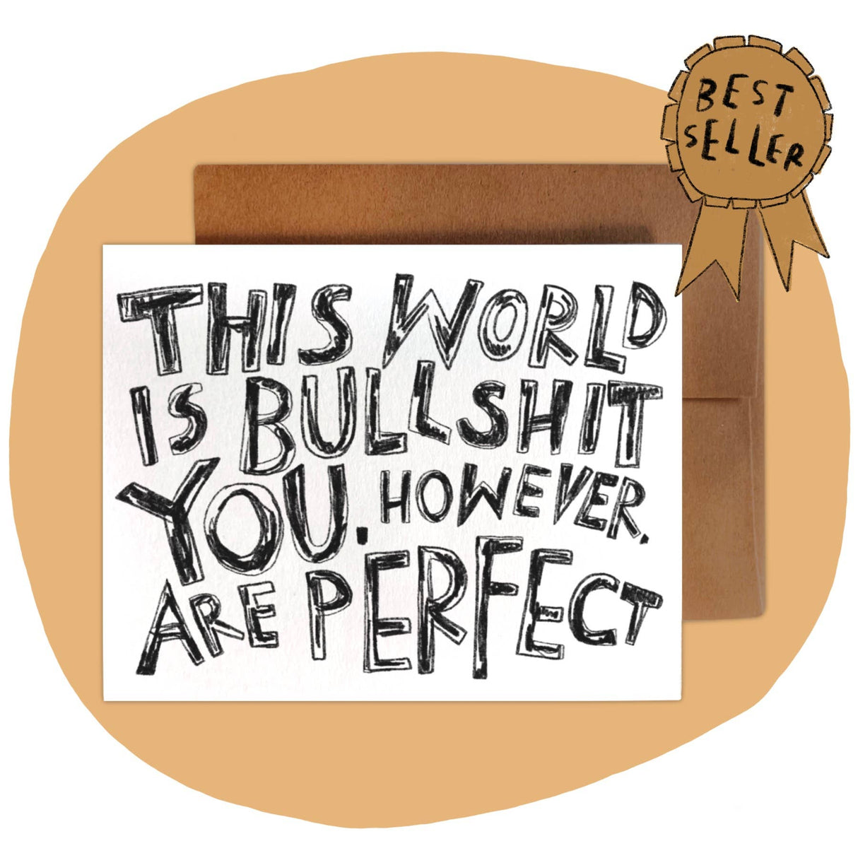 This World is Bullshit Greeting Card