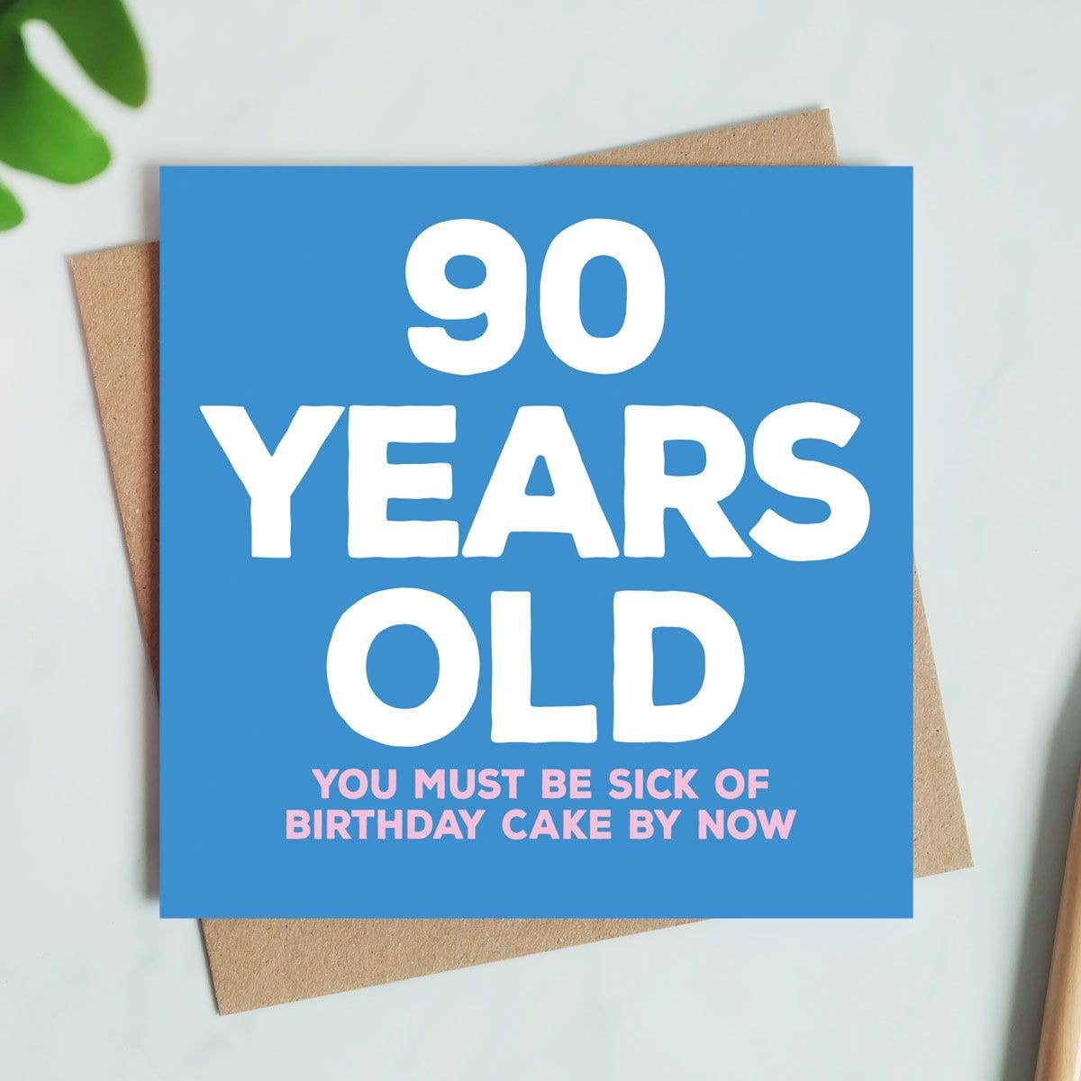 90 Years Old Birthday Greeting Card