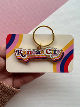 Kansas City Hard Enamel Keychain